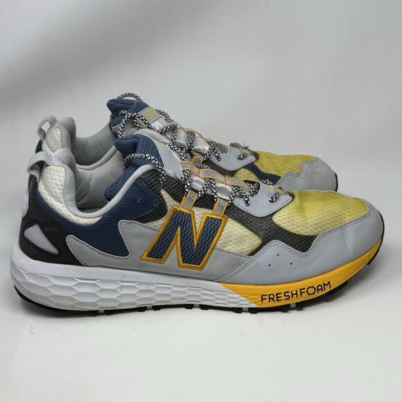 New Balance Fresh Foam Crag TR Mens 17 2E Wide Gray Blue Hiking Trail Shoes - Picture 3 of 16